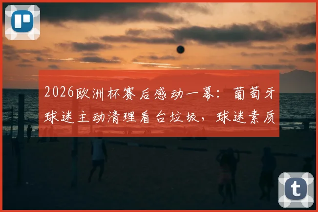 2026欧洲杯赛后感动一幕：葡萄牙球迷主动清理看台垃圾，球迷素质引发热议与思考