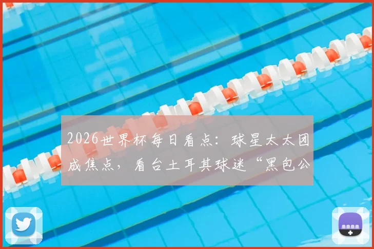 2026世界杯每日看点：球星太太团成焦点，看台土耳其球迷“黑包公”造型走红